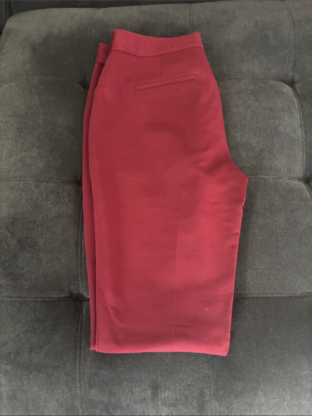 Express Boot Cut Pants in Deep Red
